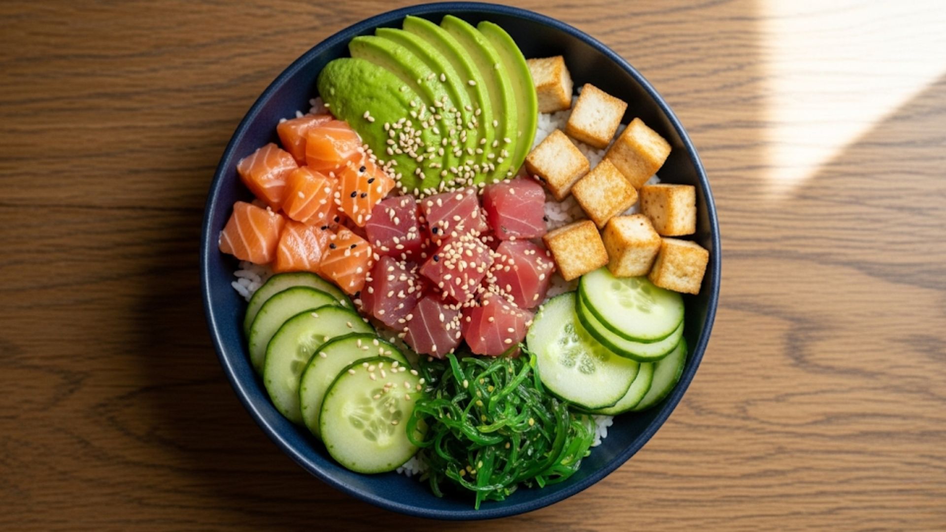 average poke bowl nutrition facts