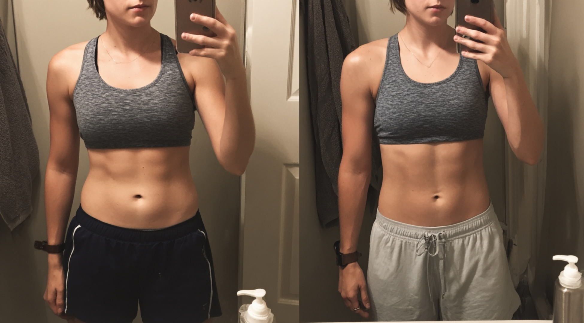 clear signs of gaining muscle and losing fat in your body