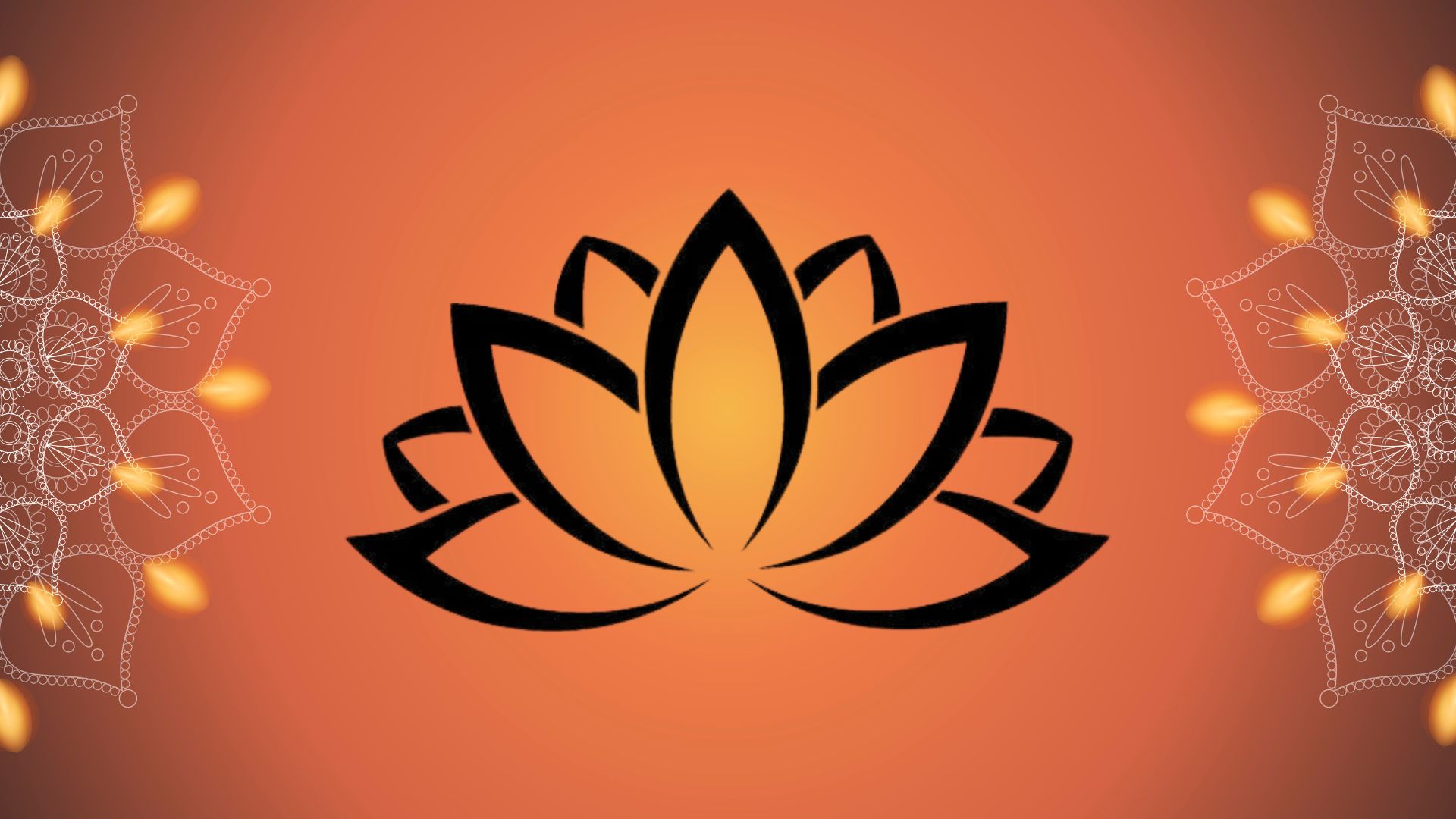 lotus flower yoga symbol
