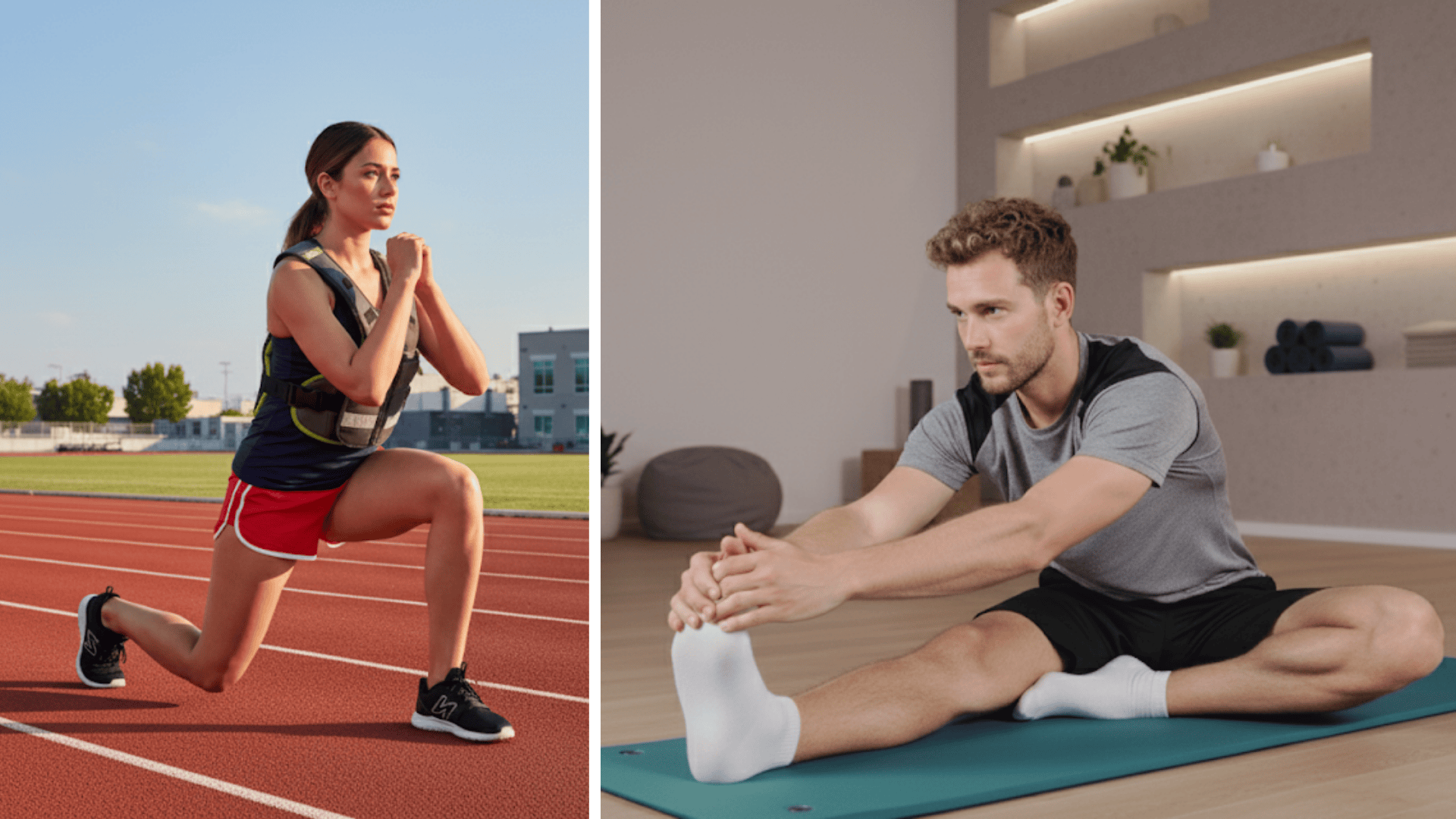 quad and hamstring stretches