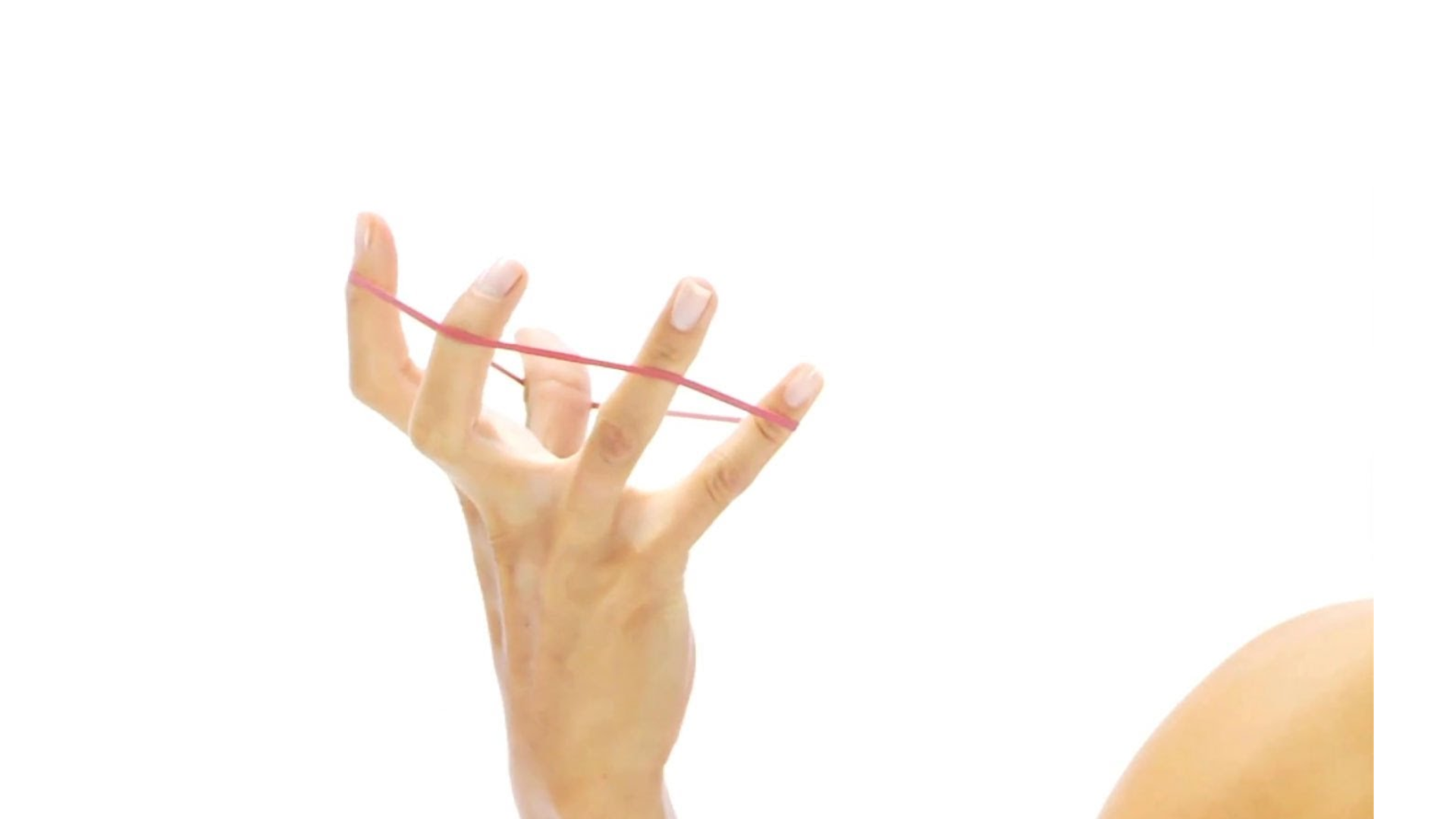 rubber band finger stratch