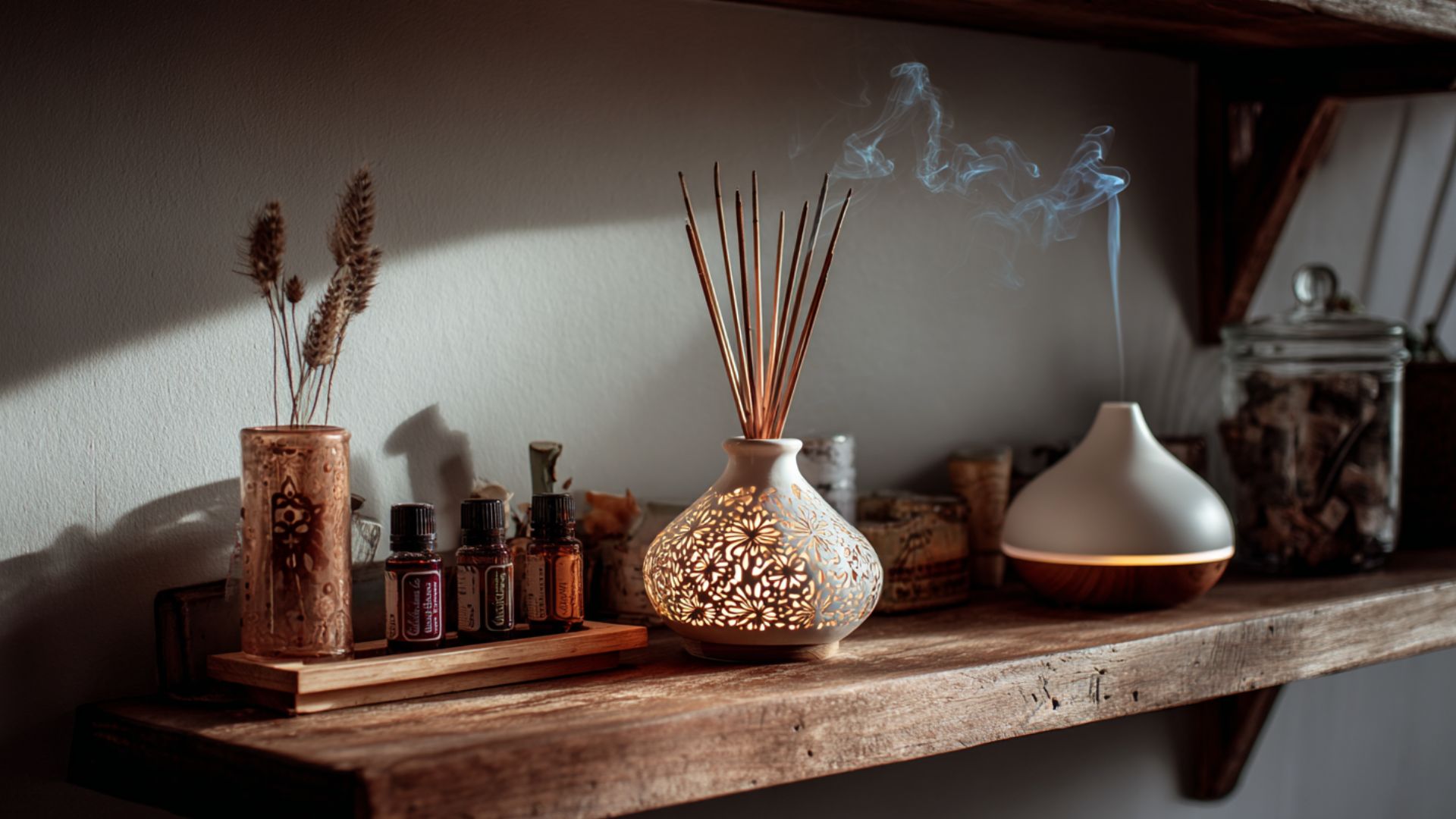 use incense or essential oils
